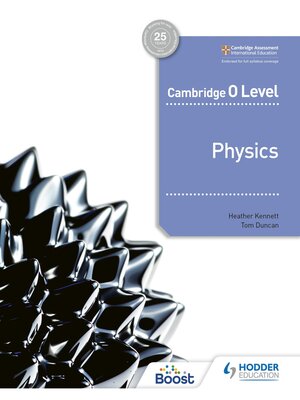 cover image of Cambridge O Level Physics
